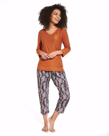 Zobrazit detail produktu - Dámské pyžamo Cornette kapri 389 Obrázek Dámské pyžamo Cornette kapri 389