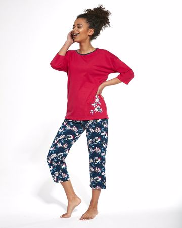 Zobrazit detail produktu - Dámské pyžamo Cornette kapri 391 Obrázek Dámské pyžamo Cornette kapri 391