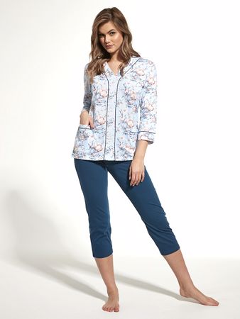 Zobrazit detail produktu - Dámské pyžamo Cornette kapri 447 Obrázek Dámské pyžamo Cornette kapri 447