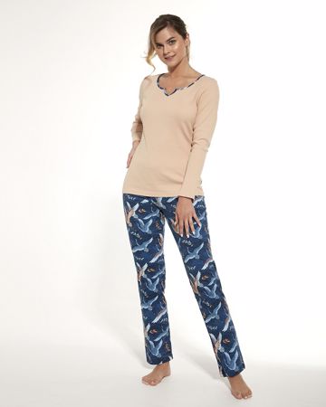 Zobrazit detail produktu - Dámské pyžamo Cornette dlouhé 739 Obrázek Dámské pyžamo Cornette dlouhé 739