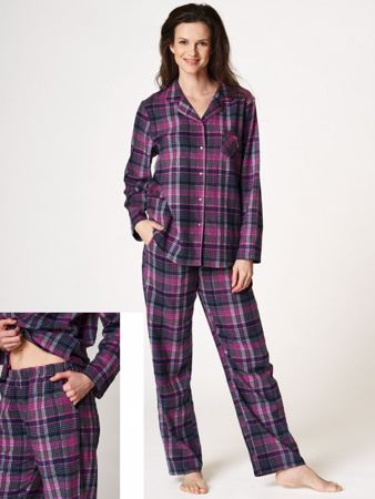 Zobrazit detail produktu - Pyžamo Key dlouhé propínací LNS 440 Obrázek Pyžamo Key dlouhé propínací LNS 440