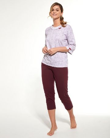 Zobrazit detail produktu - Dámské pyžamo Cornette kapri 732 3-5XL Obrázek Dámské pyžamo Cornette kapri 732 3-5XL