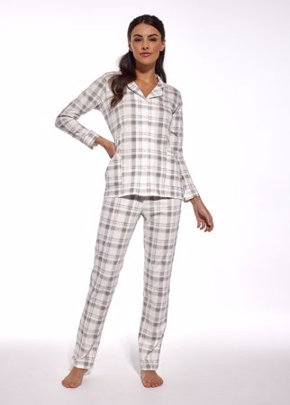 Zobrazit detail produktu - Dámské pyžamo Cornette dlouhé propínací 482 Obrázek Dámské pyžamo Cornette dlouhé propínací 482