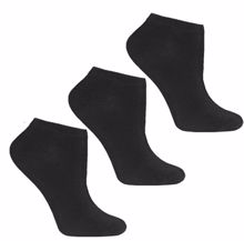 Obrázek z MORAJ PONOŽKY DÁM. CSD170-050 3PACK ČERNÁ 35-38 