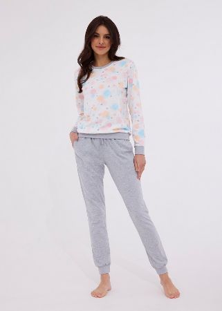 Zobrazit detail produktu - Dámské pyžamo Cornette dlouhé 740 Obrázek Dámské pyžamo Cornette dlouhé 740