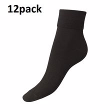 Obrázek z PEZZINI DÁM.PONOŽKY DCZ-551 RELAX 12PACK BLACK 35-40 