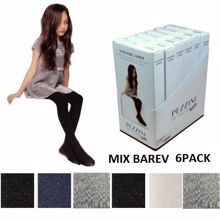 Obrázek z PEZZINI DÍVČÍ PUNČOCHY GCL-4100/6 ASSORTITO 2-4 LET 