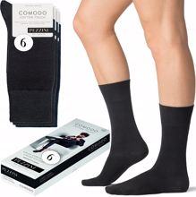 Obrázek z PEZZINI PÁN.PONOŽKY UCZ-910 COMODO/6 BLACK 39-42 