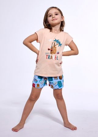 Zobrazit detail produktu - Dívčí pyžamo Cornette krátké 787 Obrázek Dívčí pyžamo Cornette krátké 787