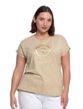 Obrázek z MORAJ DÁMSKÉ TRIČKO BD1500-022 BEIGE S 
