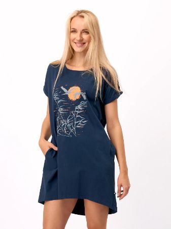 Zobrazit detail produktu - Dámská noční košile Key krátká LND 749 A25 Obrázek Dámská noční košile Key krátká LND 749 A25