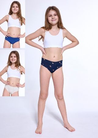 Zobrazit detail produktu - Dívčí kalhotky Cornette 3pack 805 86-128 Obrázek Dívčí kalhotky Cornette 3pack 805 86-128