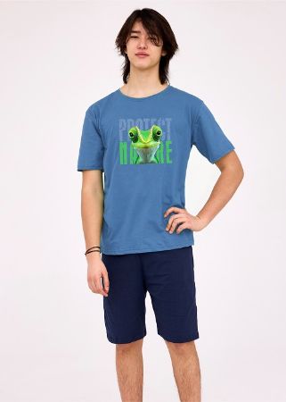 Zobrazit detail produktu - Chlapecké pyžamo Cornette krátký rukáv 504 Obrázek Chlapecké pyžamo Cornette krátký rukáv 504