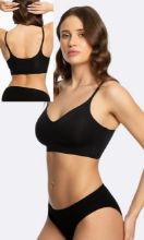 Obrázek z JULIMEX SIMPLE BRA TOP ČERNÁ S 