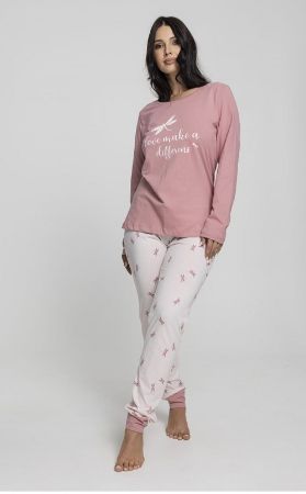 Zobrazit detail produktu - Dámské pyžamo Leptir dlouhé 311 Obrázek Dámské pyžamo Leptir dlouhé 311