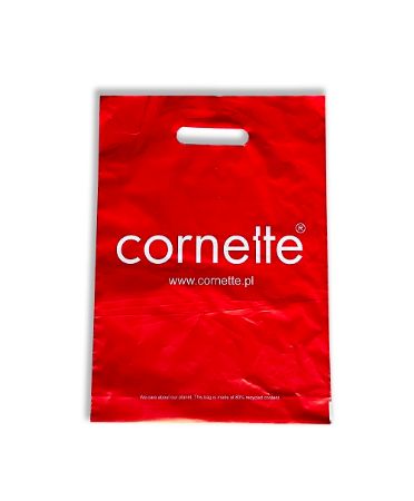 Zobrazit detail produktu - Plastová taška Cornette malá červená Obrázek Plastová taška Cornette malá červená