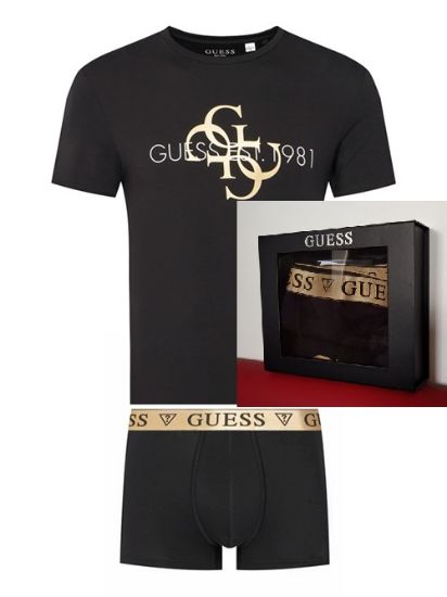 Obrázek z GUESS BOX TRIČKO+BOXER U5BG94  