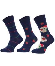 Obrázek z CTT VÁNOČNÍ PÁN.PONOŽKY 3PACK A66 39/41 